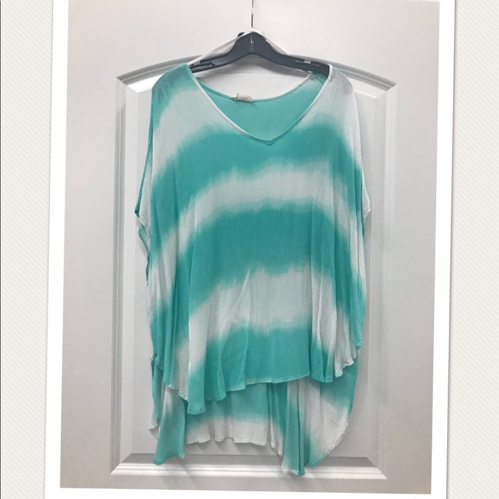 Tie dye Poncho top